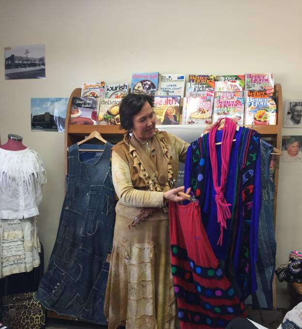 Jane Milburn presented her new book, ‘Slow Clothing’, and shared many of her slow clothing creations with the crowd.