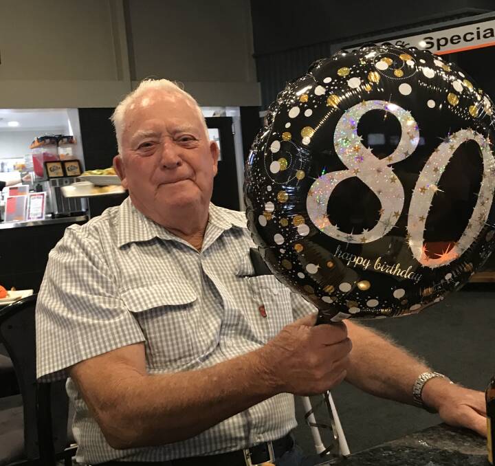 Ray Minett celebrated his 80th birthday with 60 family and friends.