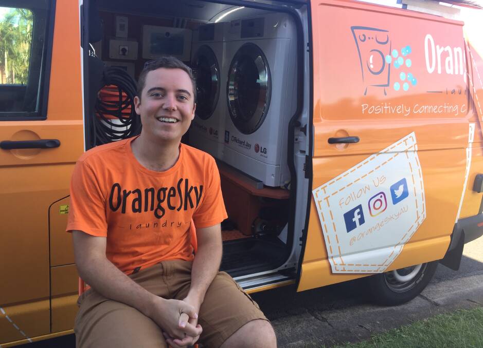 Rewarding role: Orange Sky Laundry head of operations David Tubb encourages more people to volunteer for the Mid-North Coast service.