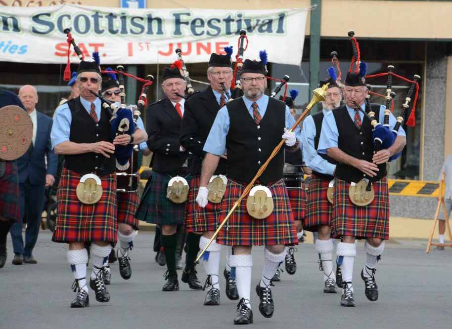 Manning Valley Pipes and Drums are a regular at the Bonnie Wingham Scottish Festival. Photo supplied