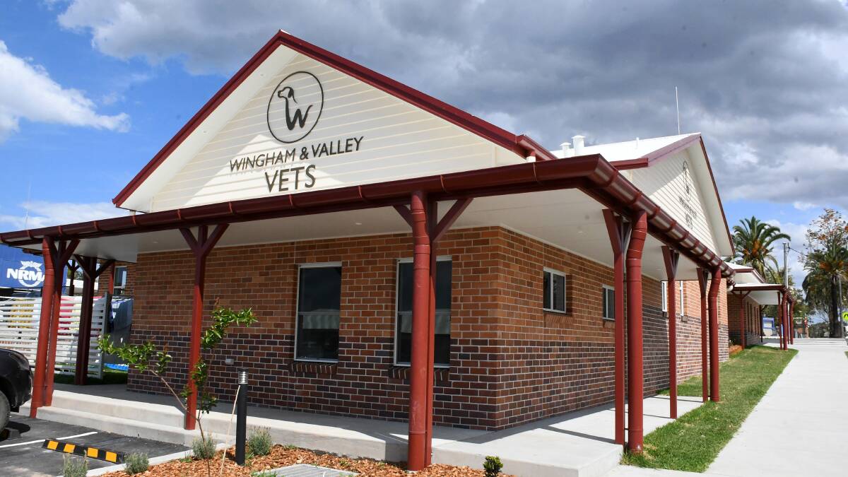 The new Wingham and Valley Vets hospital in Wingham. Picture by Scott Calvin.