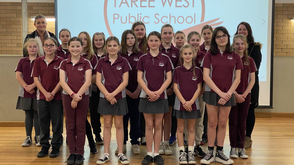 Taree West Public School senior choir will be performing at the 2022 Taree and District Eisteddfod Grant Concert. Photo supplied