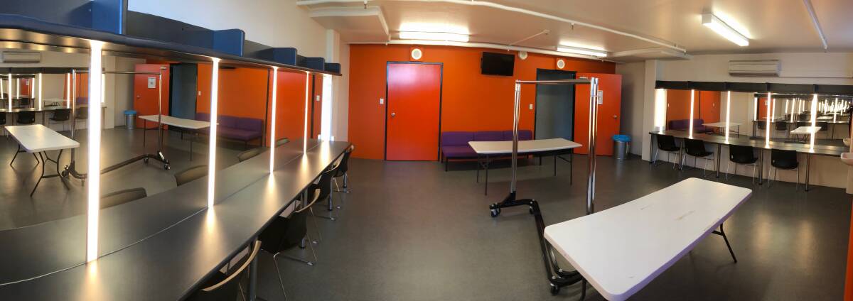 Empty dressing room: The MEC dressing rooms are ready to receive performers once again. Picture: supplied