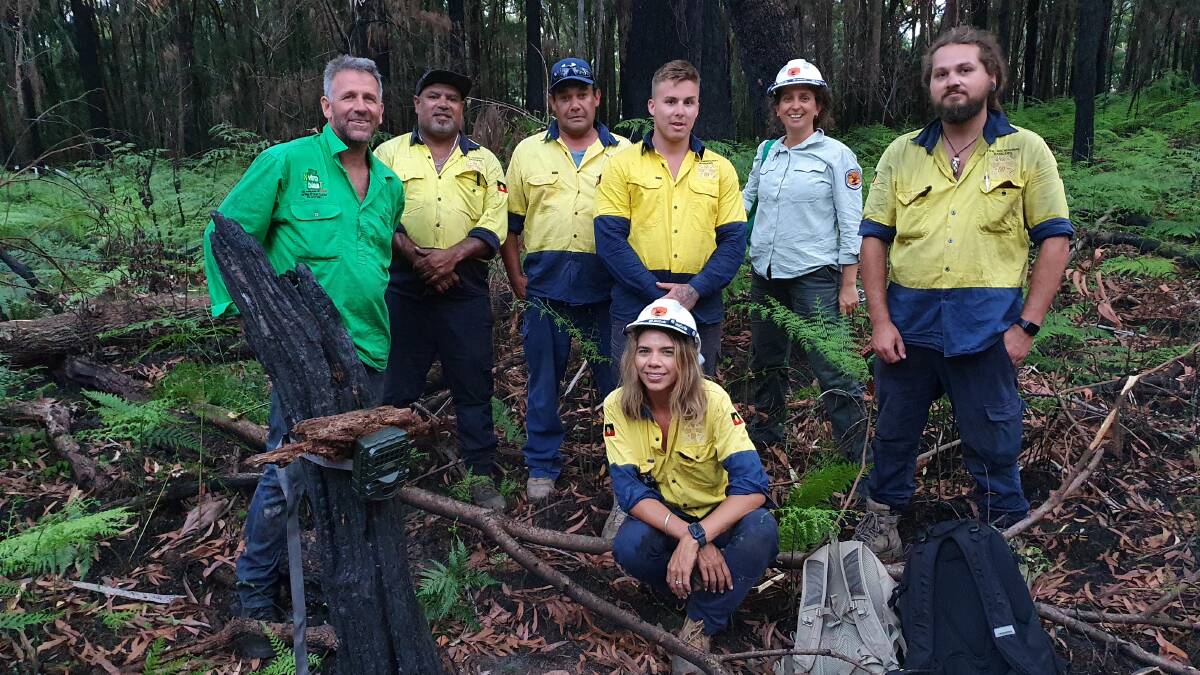The Mid North Coast Aboriginal Ranger Working on Country (WOC) Program team. Photo supplied