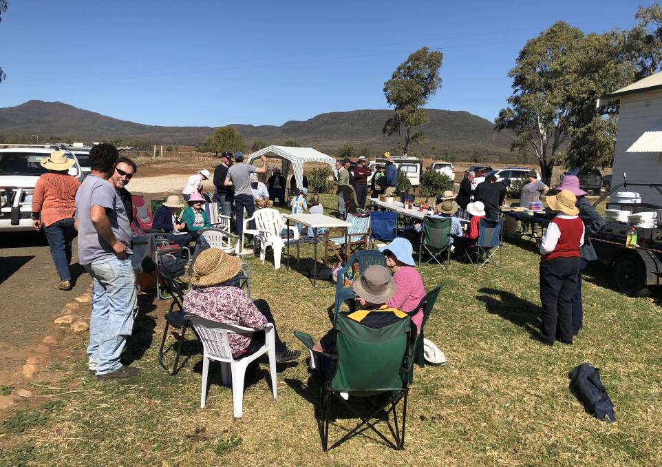 Rotary frequently holds barbecues when they visit communities experiencing drought. Photo supplied