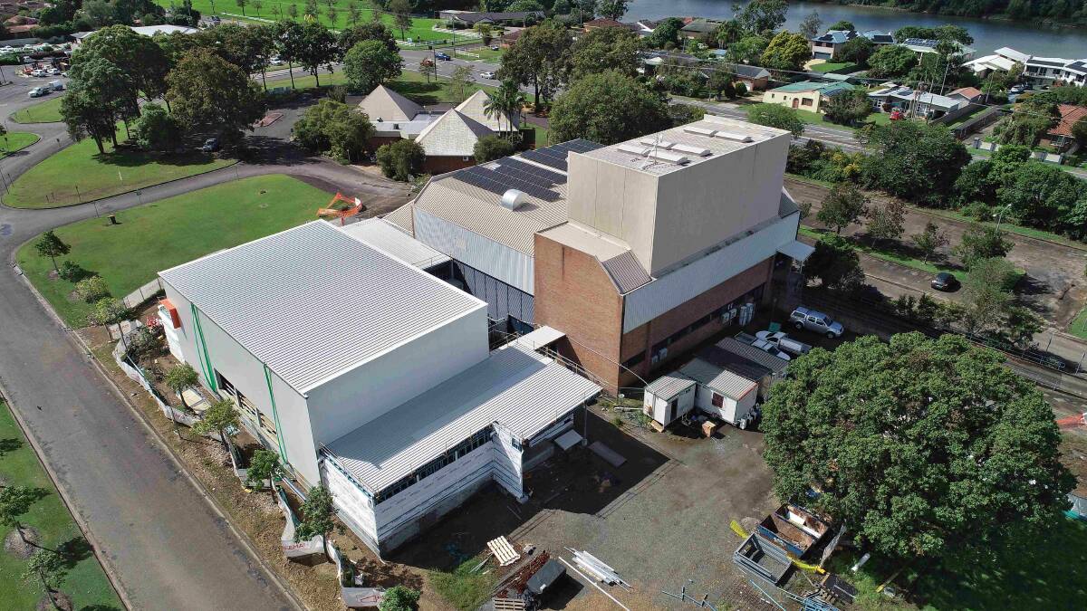 Aerial view of the new studio space at Manning Entertainment Centre. Photo supplied