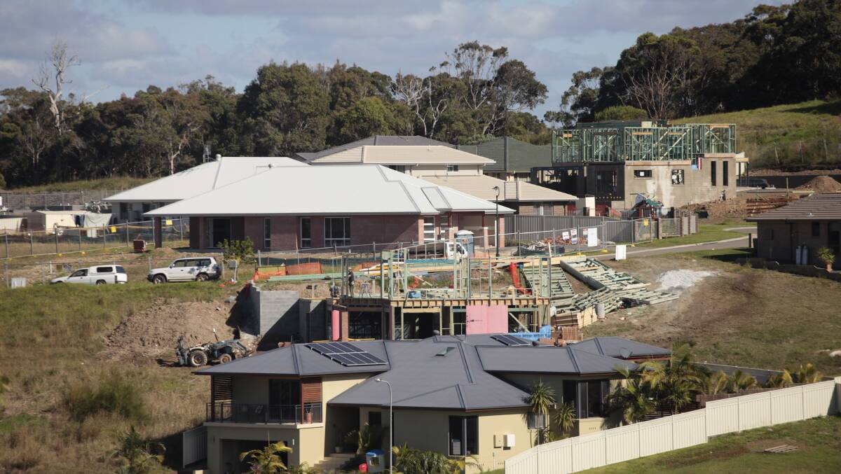 Development is booming at people from metropolitan areas move to the MidCoast. Photo supplied