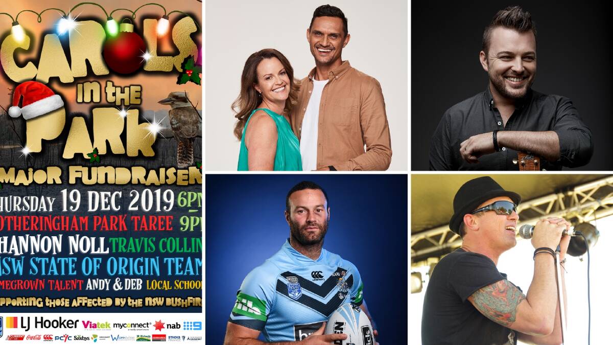 Big names appearing for Carols in the Park in support of bushfire victims