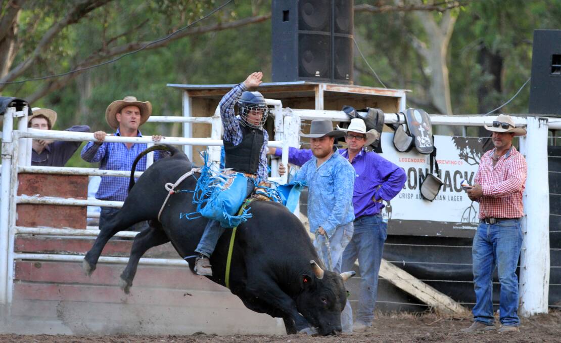 A special bull riding event will be held at the Wingham Show in March 2022. File photo