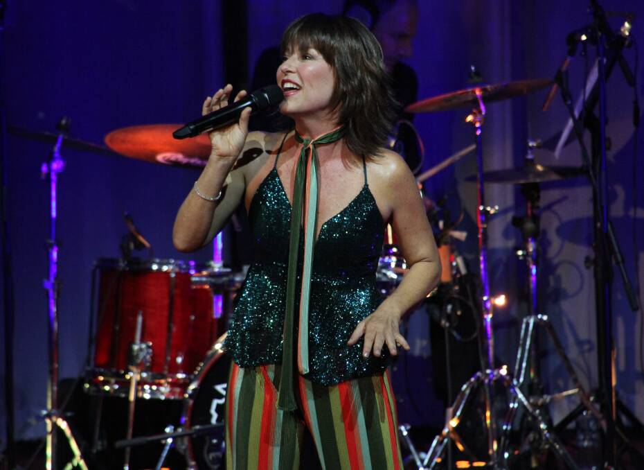Music is My Life: Nikki Bennett performing onstage for her 'Invincible - the Helen Reddy Story' how. Image supplied