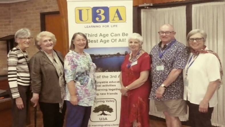 Members of the Manning Valley U3A 2020-2021 management committee. Photo supplied