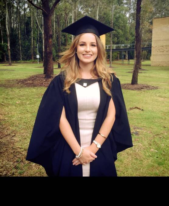 Former Wingham High School student Clare Crossingham has graduated from the University of Newcastle - Ourimbah with a Bachelor of Podiatry. 