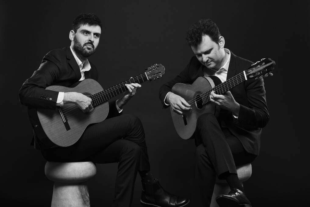 Grigoryan Brothers: Slava and Leonard Grigoryan are regarded as Australia's finest classical guitarists. Photo: Simon Shiff