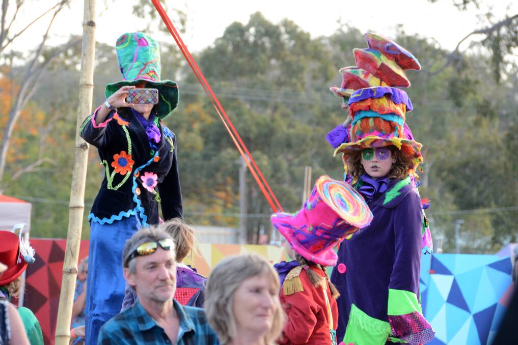 Stilt walkers, circus performers, and belly dancers will once again bring the festival atmosphere to life. Photo: Scott Calvin