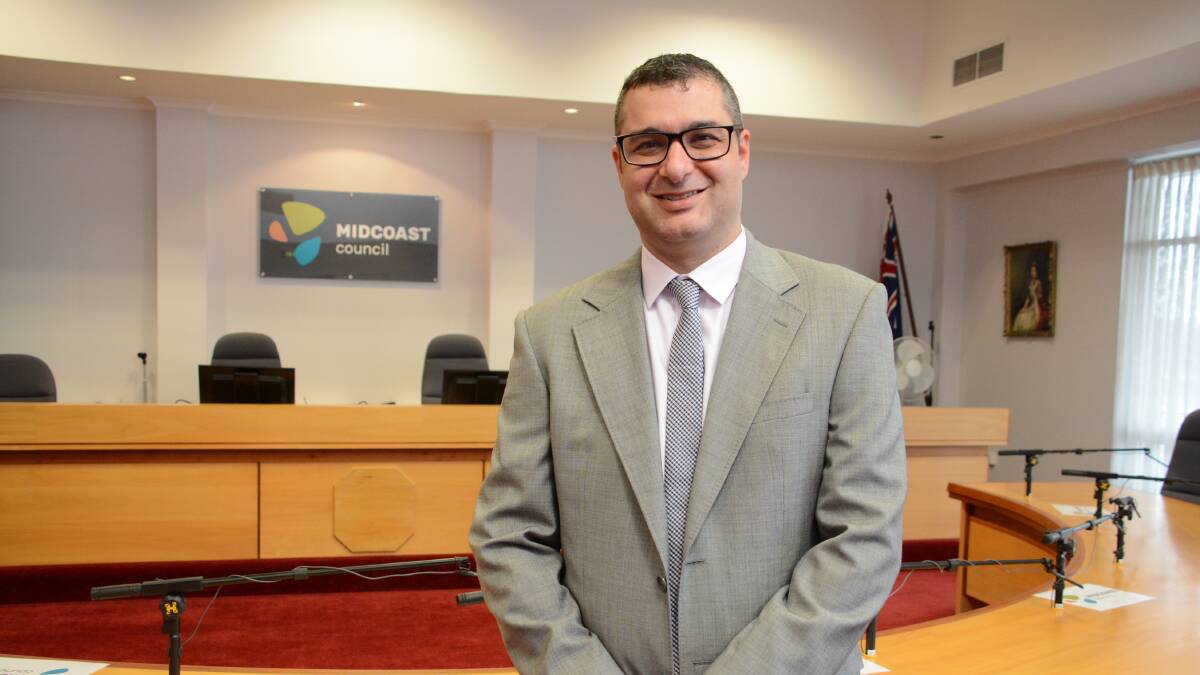 MidCoast Council general manager Adrian Panuccio. 