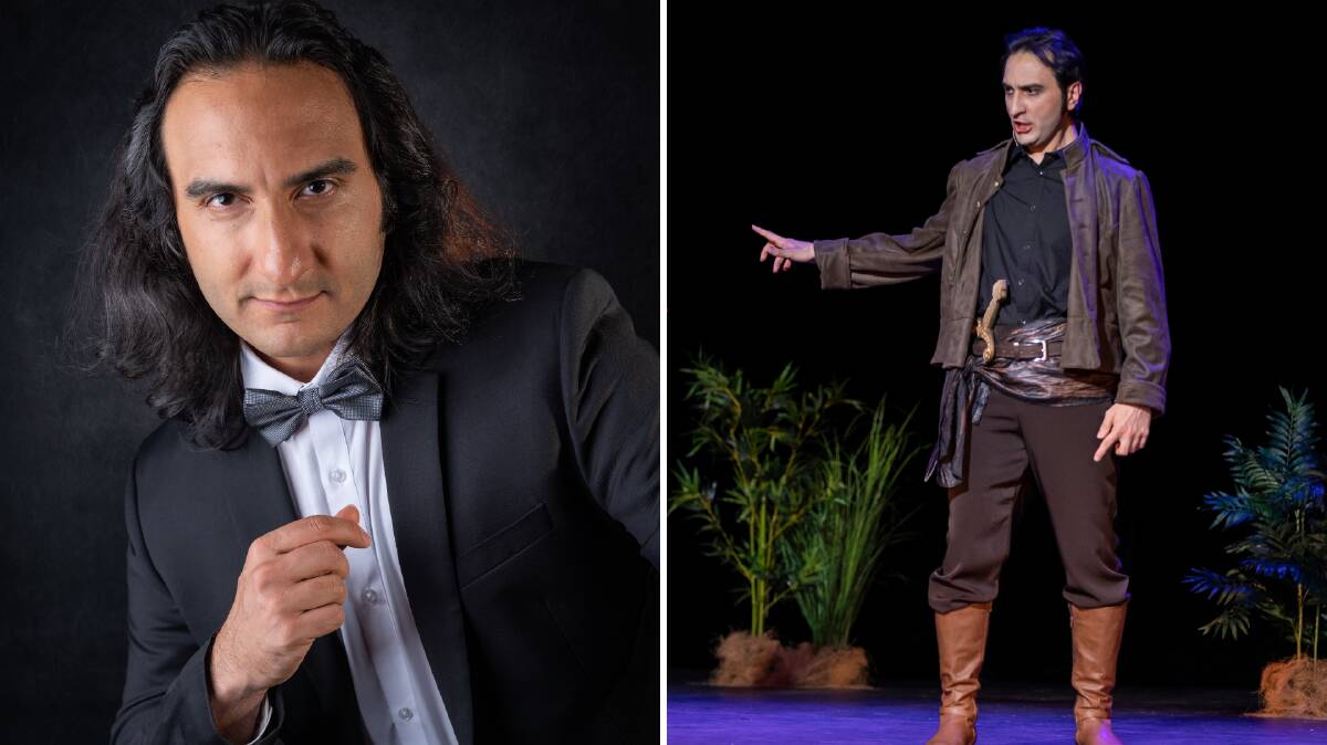 Dr Sam Elmi performed in Gilbert and Sullivan's comic opera Pirates of Penzance with Opera Hunter in 2019. Photos supplied