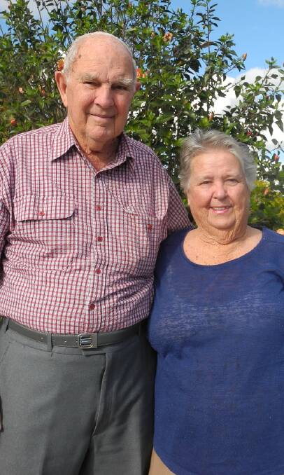 Honoured: Bill Snowden AFSM and wife Shirley. Bill says he misses the comradeship and the busyness of brigade life. Photo: Julia Driscoll