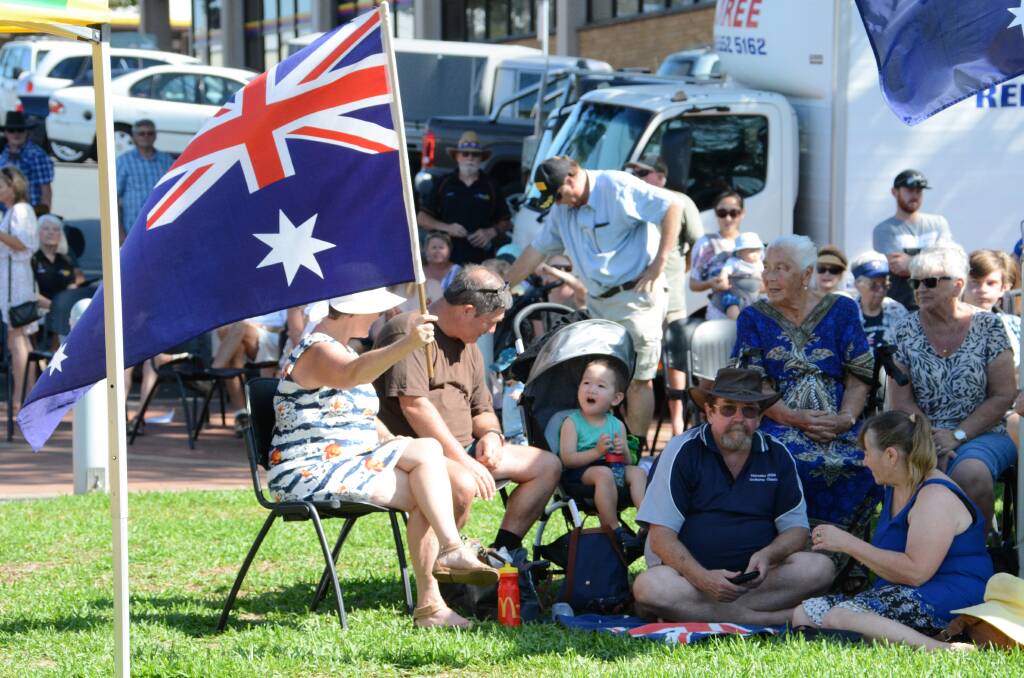 Community organised: The 2020 Australia Day celebrations were also run by the Combined Clubs of Taree. Photo: Scott Calvin