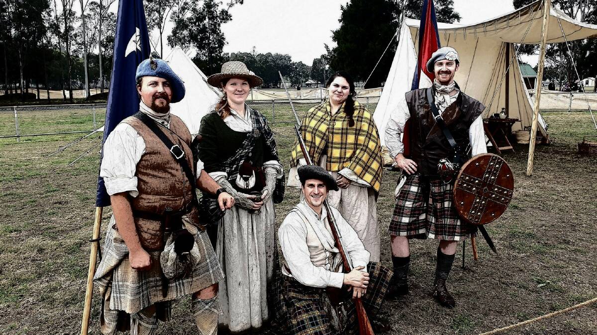 New inclusion: Highland Rose Living History Group. 