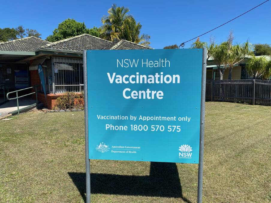 The Taree Vaccination Clinic, formerly at Manning Base Hospital, has moved. Photo: Julia Driscoll