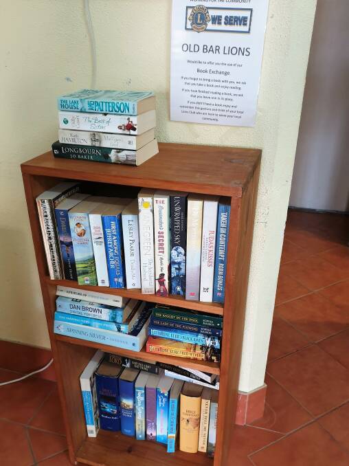 Lions book exchange. Photo supplied
