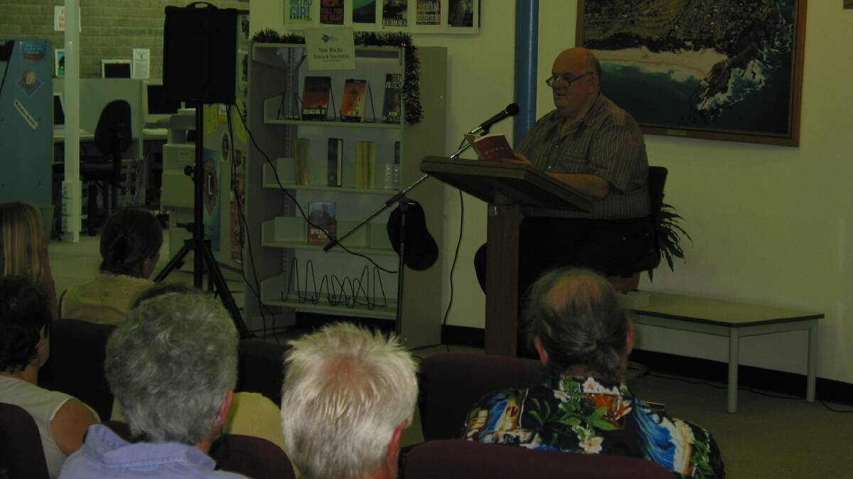 Les Murray at the former Great Lakes Library Service. Photo supplied