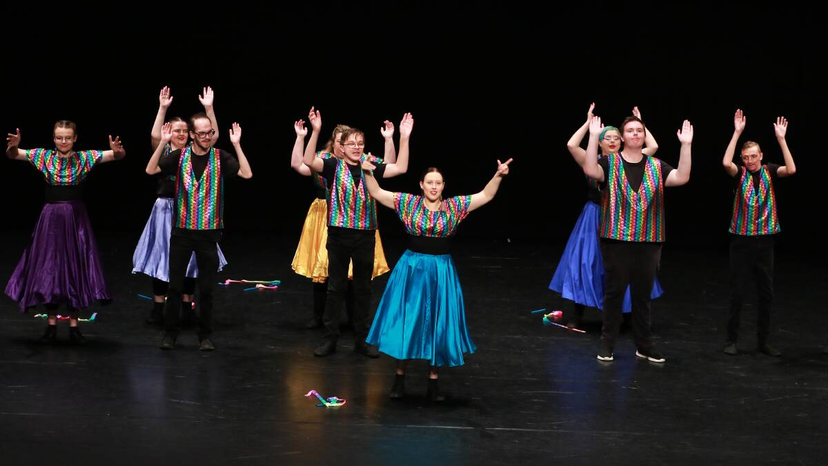 The breakthru Bright Stars performing at the 2021 Taree and District Eisteddfod. Photo: Scott Calvin