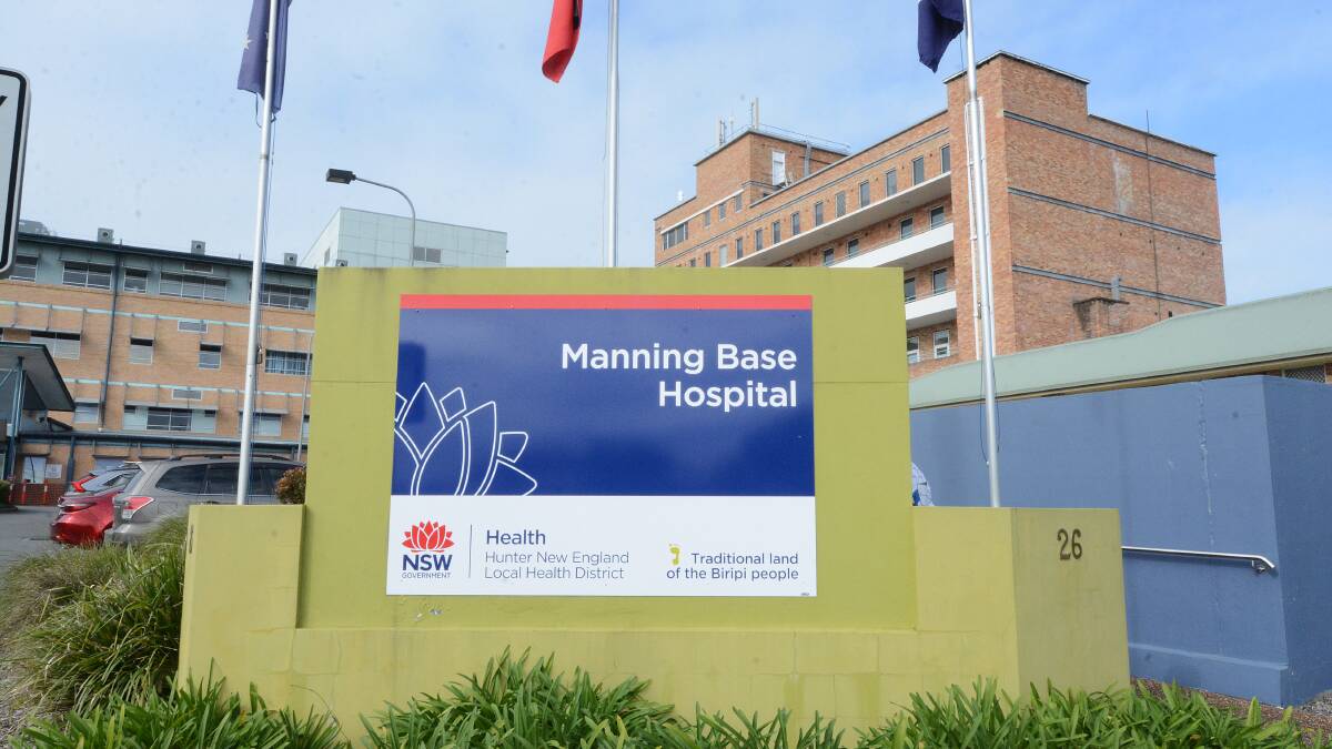Masks are now compulsory for staff and visitors at Manning Base Hospital. File picture. 