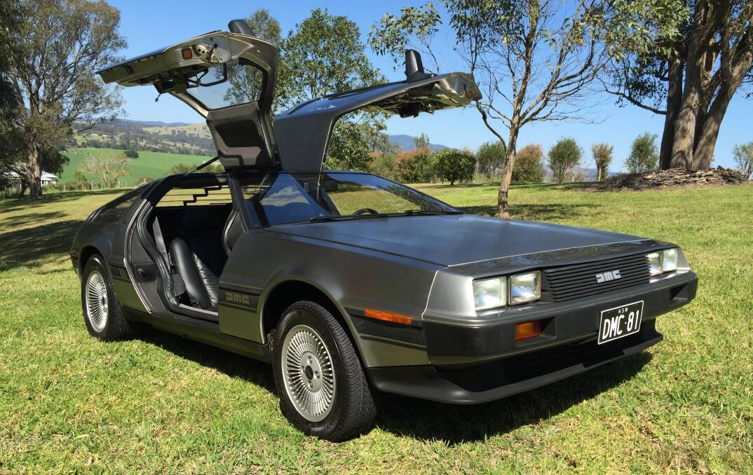 Iconic: With its gull-wing doors, stainless steel body and fibreglass chassis the DeLorean DMC-12 was ahead of its time in 1981. It was made famous by the movie Back to the Future when it was 'modified' as a time machine. Photo: Sam Brownrigg