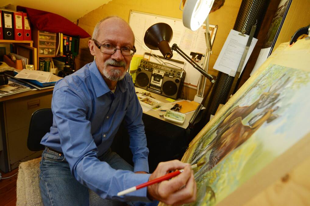 Namesake: Peter Schouten AM in his studio at Bobin. Photo: Scott Calvin