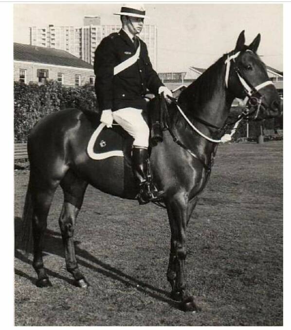 Rodney O'Regan OAM VA served in the NSW Mounted Police Unit. A few months after this photo was taken Rodney was a sapper clearing mines, bombs and booby traps in Vietnam.