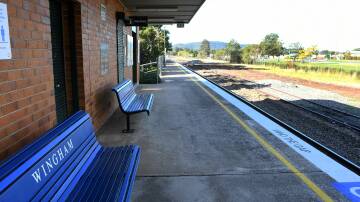 Wingham Railway Station will be receiving accessibility and safety upgrades. Picture Scott Calvin