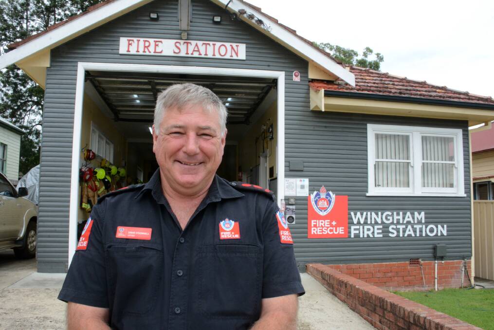 Australia Day honouree: Wingham Fire and Rescue captain David O'Donnell can now add OAM to the end of his name. Photo: Scott Calvin