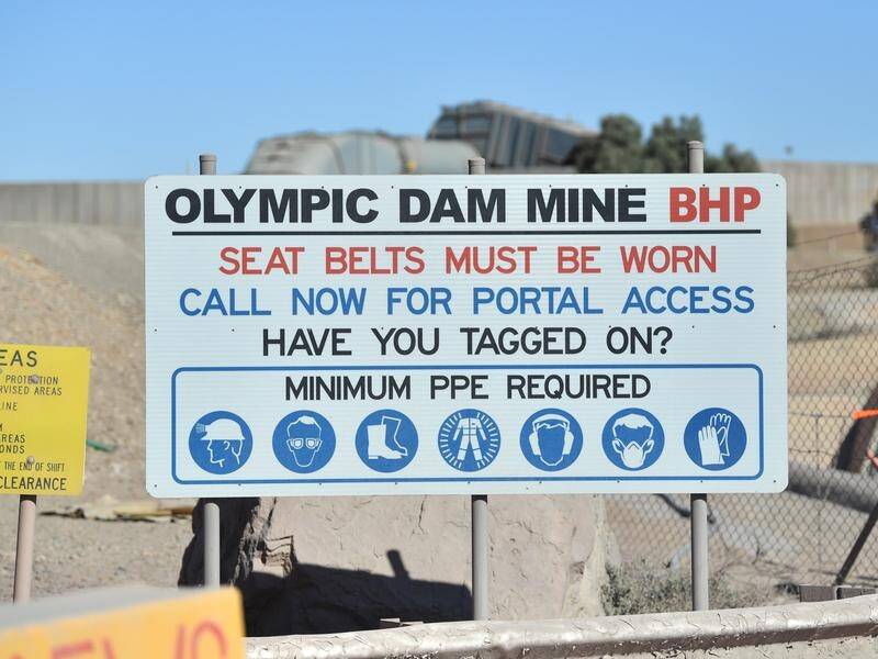 The 25-year-old man was killed in a crash at the Olympic Dam site, about 550km from Adelaide. (David Mariuz/AAP PHOTOS)