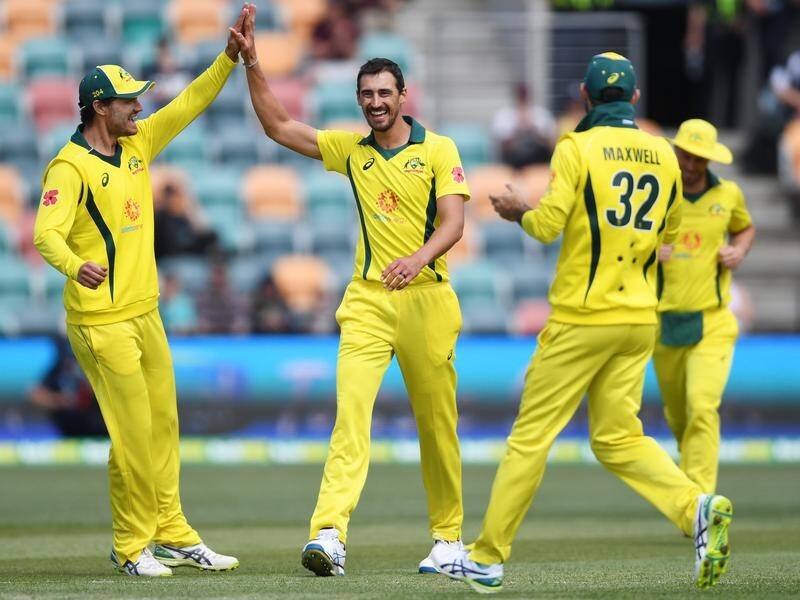 Mitchell Starc is on track for Australia's World Cup defence but doubts remain over Jhye Richardson.