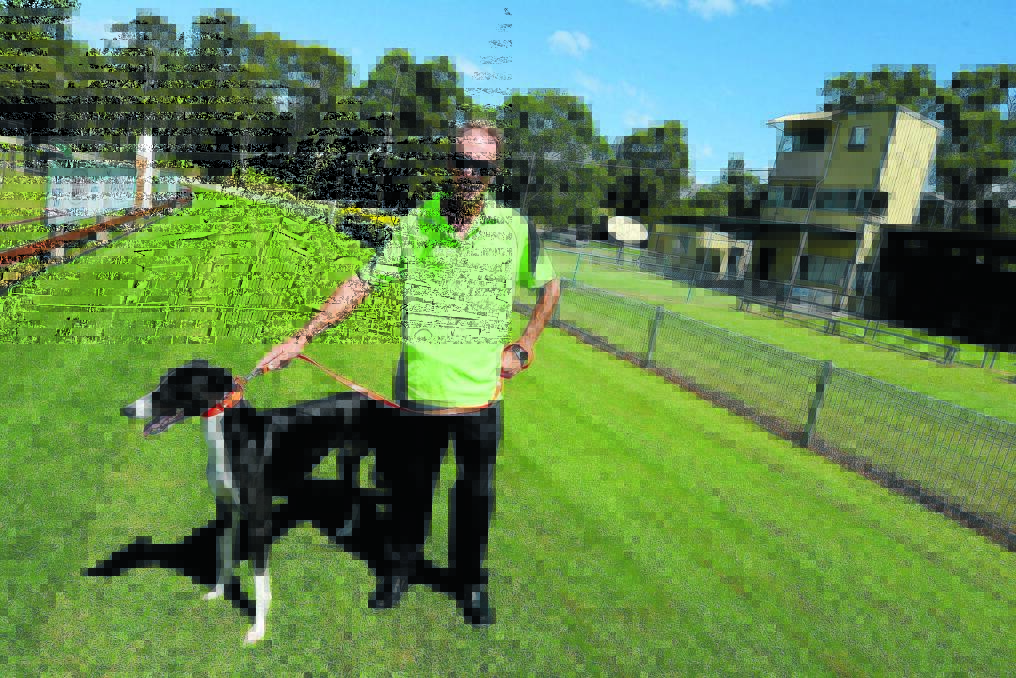 Taree Greyhound Club president Des McGeachie at the Kanangra Drive complex. The club hopes to be chosen for a $10 million Centre of Excellence by Greyhounds NSW.