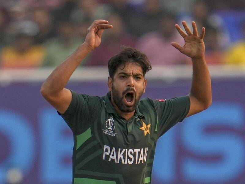 Pakistan's cricket board could block Haris Rauf from playing for Melbourne Stars in the BBL. (AP PHOTO)