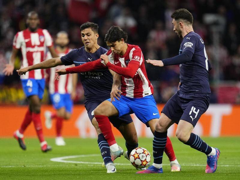 Manchester City played a testy 0-0 draw with Atletico Madrid to reach the Champions League semis.