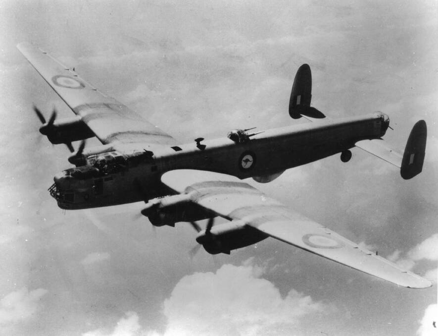 Frank Slater was a bomber captain on Lincoln planes like this one during his service with the Royal Australian Air Force (RAAF).