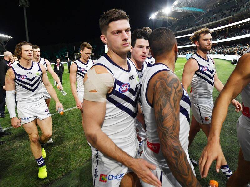 Fremantle lost eight of their final ten matches to miss out on playing finals footy.