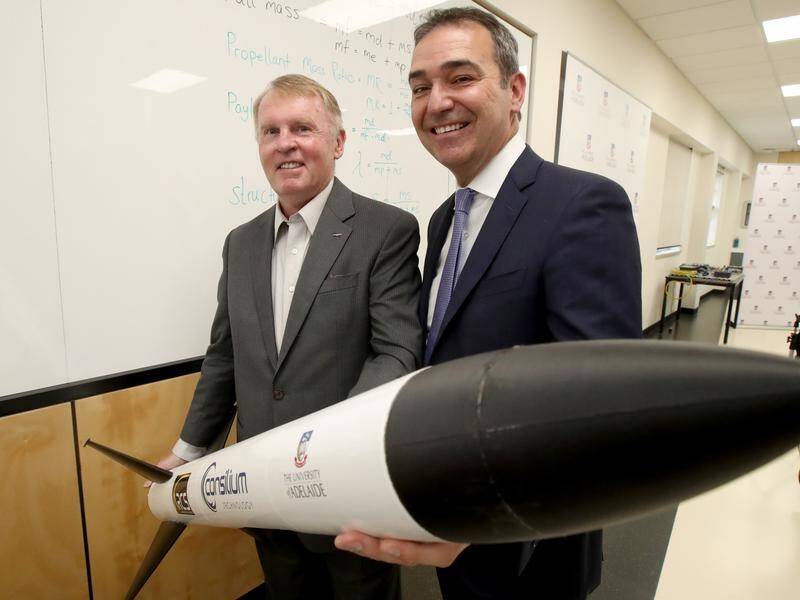 SA Premier Steven Marshall says Andy Thomas played a key role in forming the Australian Space Agency