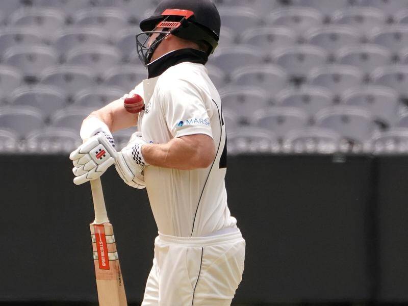 Shaun Marsh cops a nasty bounce on day one of WA's Sheffield Shield clash with Victoria at the MCG.