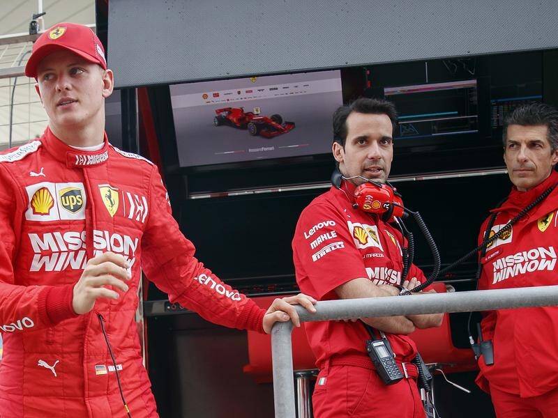 Michael Schumacher's son Mick (L) is intent on a Formula One career, saying there is no plan B.