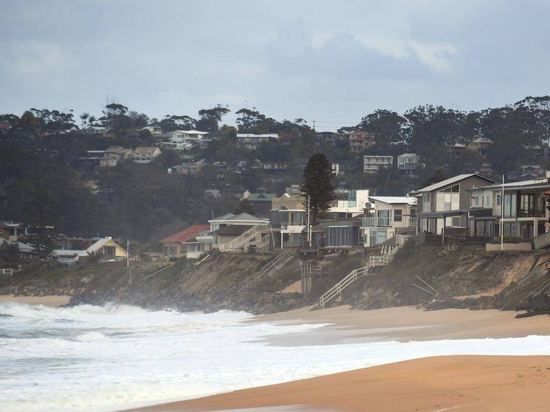 Wild weather has lashed the NSW coast, causing flooding, and fears of further beach erosion.