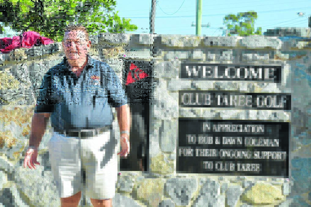 Working for the club for 32 years: Bob Coleman is now a life member of Taree RSL and Golf Club.