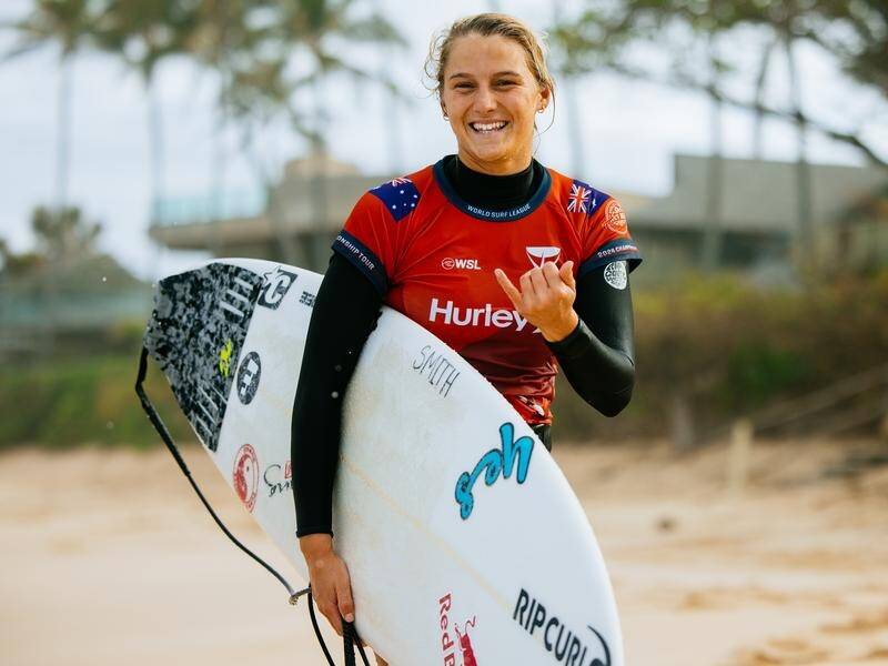 NSW surfer Molly Picklum will hope to go one better than she did at Bells Beach 12 months ago. (HANDOUT/WORLD SURF LEAGUE)