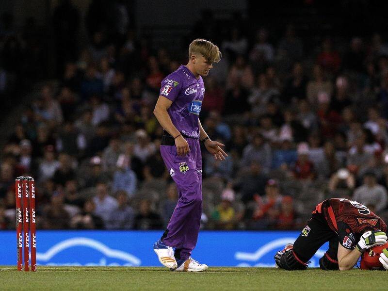 Renegades wicketkeeper-batsman Sam Harper suffered a concussion against the Hurricanes on Tuesday.