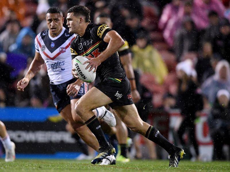 Nathan Cleary was in rampant form against the Roosters - and his dad reckons he'll just get better.