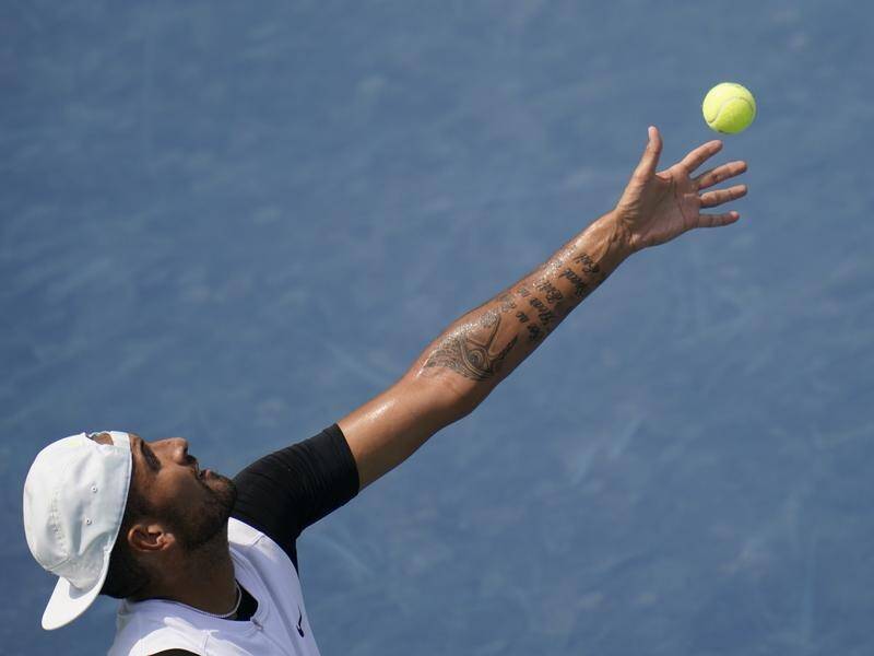 Nick Kyrgios will attempt to win the Washington ATP event for a second time after making the final. (AP PHOTO)