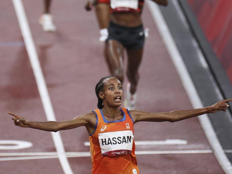 Dutch star Sifan Hassan has won gold in the Athletics women's 5000m in the Tokyo Olympic Games.